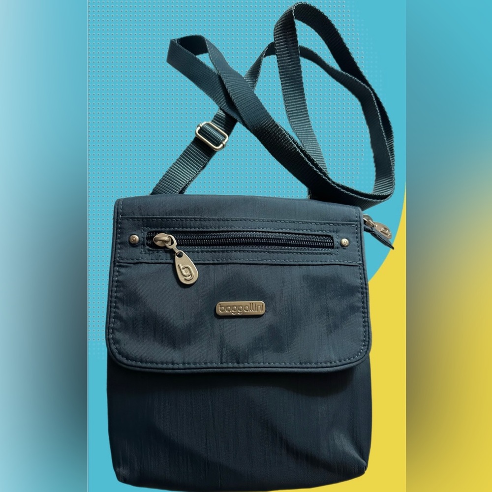 Slate Blue Baggallini Crossbody Bag